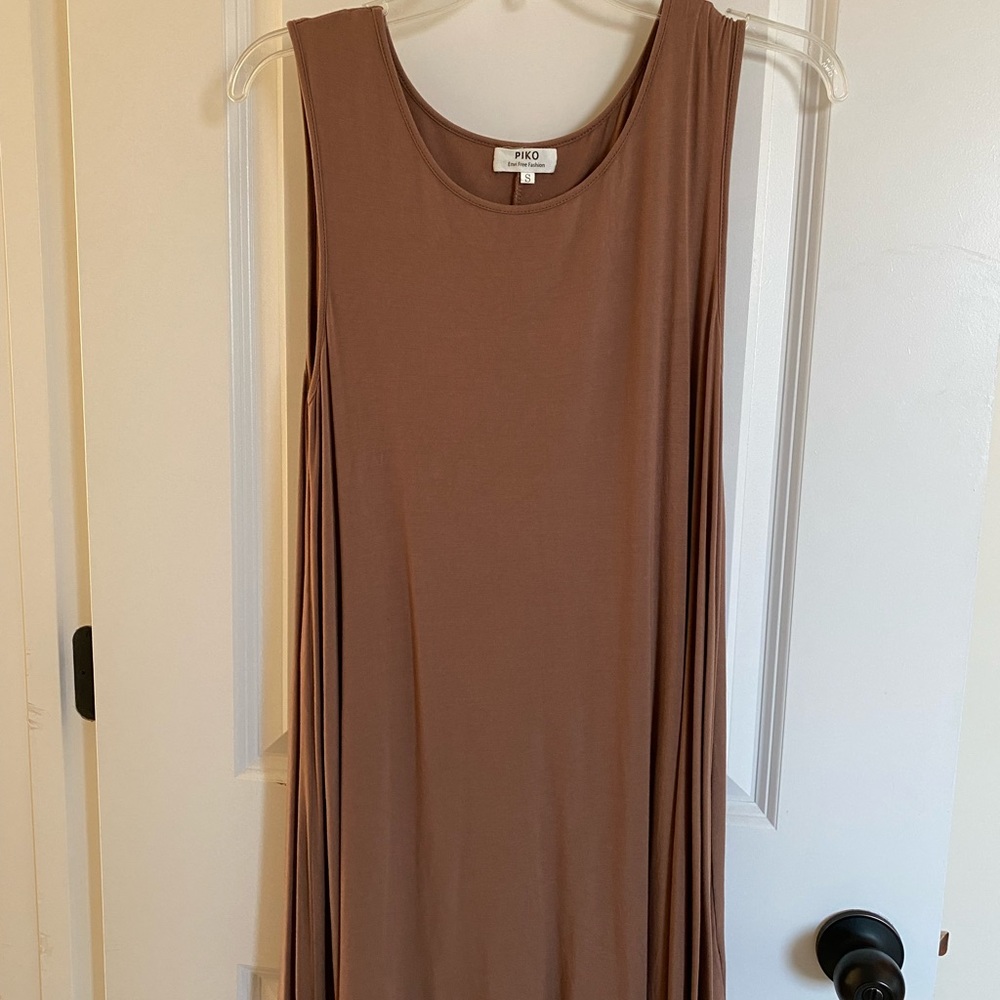 Piko Light Brown Dress